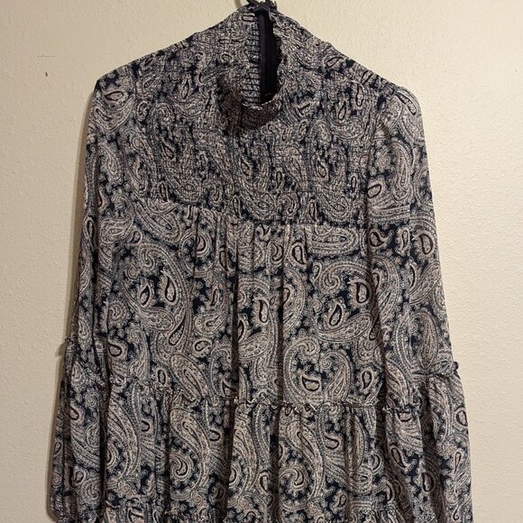 Cinq a Sept PAISLEY Print Minidress Dress Size 8 - Picture 5 of 9